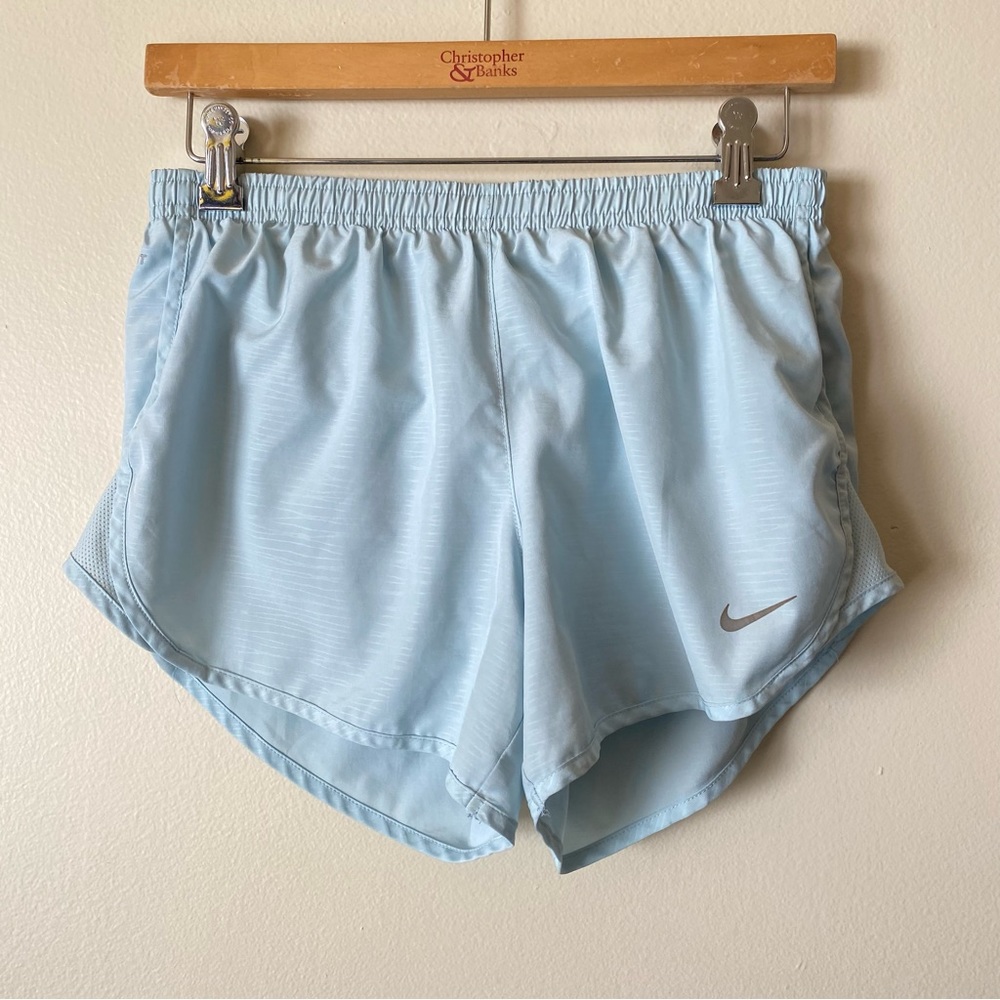 Nike Baby Blue Lined Athletic Shorts